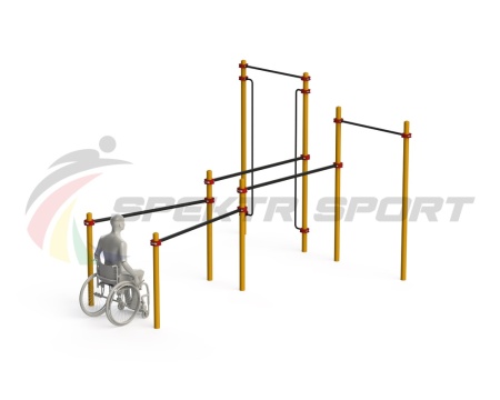 Купить Спортивный комплекс для инвалидов-колясочников WRK-D19_76mm в Азове 