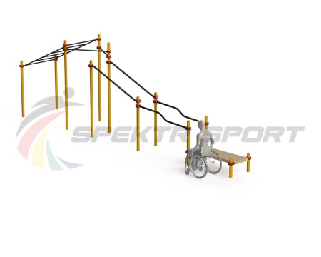 Купить Спортивный комплекс для инвалидов-колясочников WRK-D22_76mm в Азове 
