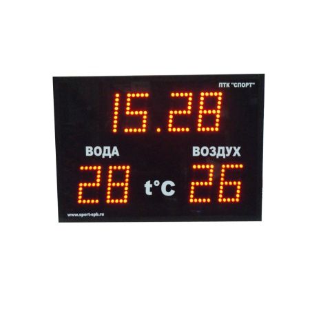 Купить Часы-термометр СТ1.13-2t для бассейна в Азове 